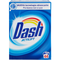 Dash Detersivo Lavatrice 44 Misurini in vendita da Caddy's Shop Online in offerta