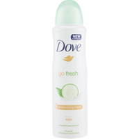 Dove Go Fresh Deodorante Spray Cetriolo e Te Verde 150 ml in vendita da Caddy's Shop Online in offerta