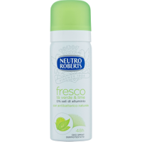Neutro Roberts Fresco Tè Verde & Lime Deodorante Spray 50 ml in vendita da Caddy's Shop Online in offerta