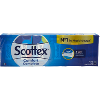 Scottex Comfort Completo Fazzoletti 12 Pacchetti in vendita da Caddy's Shop Online in offerta