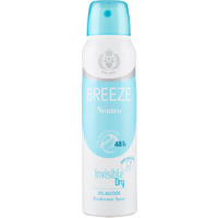 Breeze Neutro Invisible Dry Deodorante Spray 150 ml in vendita da Caddy's Shop Online in offerta