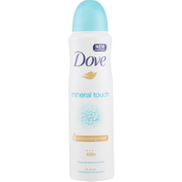 Dove Mineral Touch Deodorante Spray 150 ml in vendita da Caddy's Shop Online in offerta