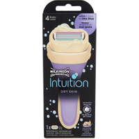 Wilkinson Sword Intuition Dry Skin Rasoio + Ricarica in vendita da Caddy's Shop Online in offerta
