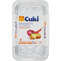 Cuki Vaschette in Alluminio per Arrosto 4 Pezzi in vendita da Caddy's Shop Online in offerta