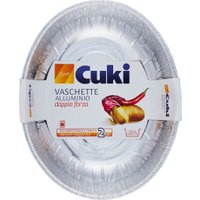 Cuki Vaschette in Alluminio Pollo Arrosto 2 Pezzi in vendita da Caddy's Shop Online in offerta