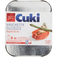 Cuki Vaschetta in Alluminio con Coperchio 5 Pezzi in vendita da Caddy's Shop Online in offerta