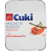 Cuki Vaschette in Alluminio con Coperchio 2 Pezzi in vendita da Caddy's Shop Online in offerta