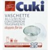 Cuki Vaschette Alluminio con Coperchi Trasparenti 15 Pezzi in vendita da Caddy's Shop Online in offerta