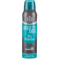Breeze Men Dry Protection Deodorante Spray 150ml in vendita da Caddy's Shop Online in offerta