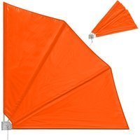 Vendita Deuba Tenda da Balcone a ventaglio pieghevole arancioane 140x140cm in offerta online