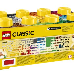 LEGO Classic Scatola Mattoncini Creativi Media, Set per Costruire Fiori, Macchina, Treno, Aereo e Animali Giocattolo per Bambini e Bambine da 4 Anni in su, Contenitore Idee Creative, Idea Regalo 10696 immagine 5