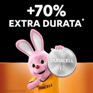 Duracell Batterie a moneta al litio 3V CR2032 (4 pz.) - Fino a +70% di durata - Tecnologia Baby Secure - Per Apple AirTag, chiavi auto, dispositivi domestici, sportivi e medici - A prova di bimbo immagine 3
