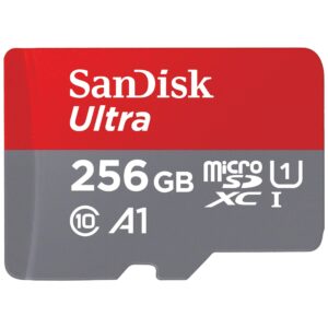 SanDisk 256GB Ultra scheda microSDXC + adattatore SD fino a 150 MB/s con prestazioni app A1 UHS-I Class 10 U1 immagine 2