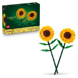 LEGO Botanicals Girasoli - Set di Fiori Finti per Bambine e Bambini 8+ Anni - Bouquet da Esporre Come Decorazione di Casa o della Camera da Letto - Regalo per Ragazza, Ragazzo, Donna o Uomo - 40524