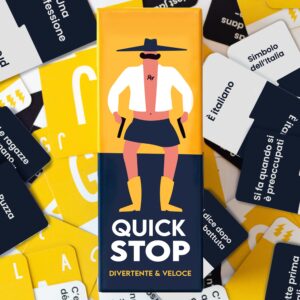 ATM Gaming QUICKSTOP - Gioco di Società per Famiglia ed Amici - Gioco di Carte - Perfetto per Creare Atmosfera - Da 2 a 7 Giocatori - Italiano immagine 3