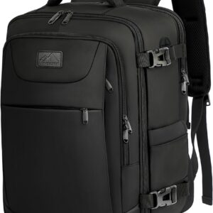 LYNXCHER Zaino Ryanair 40x20x25-Zaino da Viaggio-Bagaglio a Mano Aereo Piccolo Borsa da Cabina 20L per Uomo e Donna da Viaggio Lavoro Trekking Scuola,14 Pollici Zaino Porta PC Nero