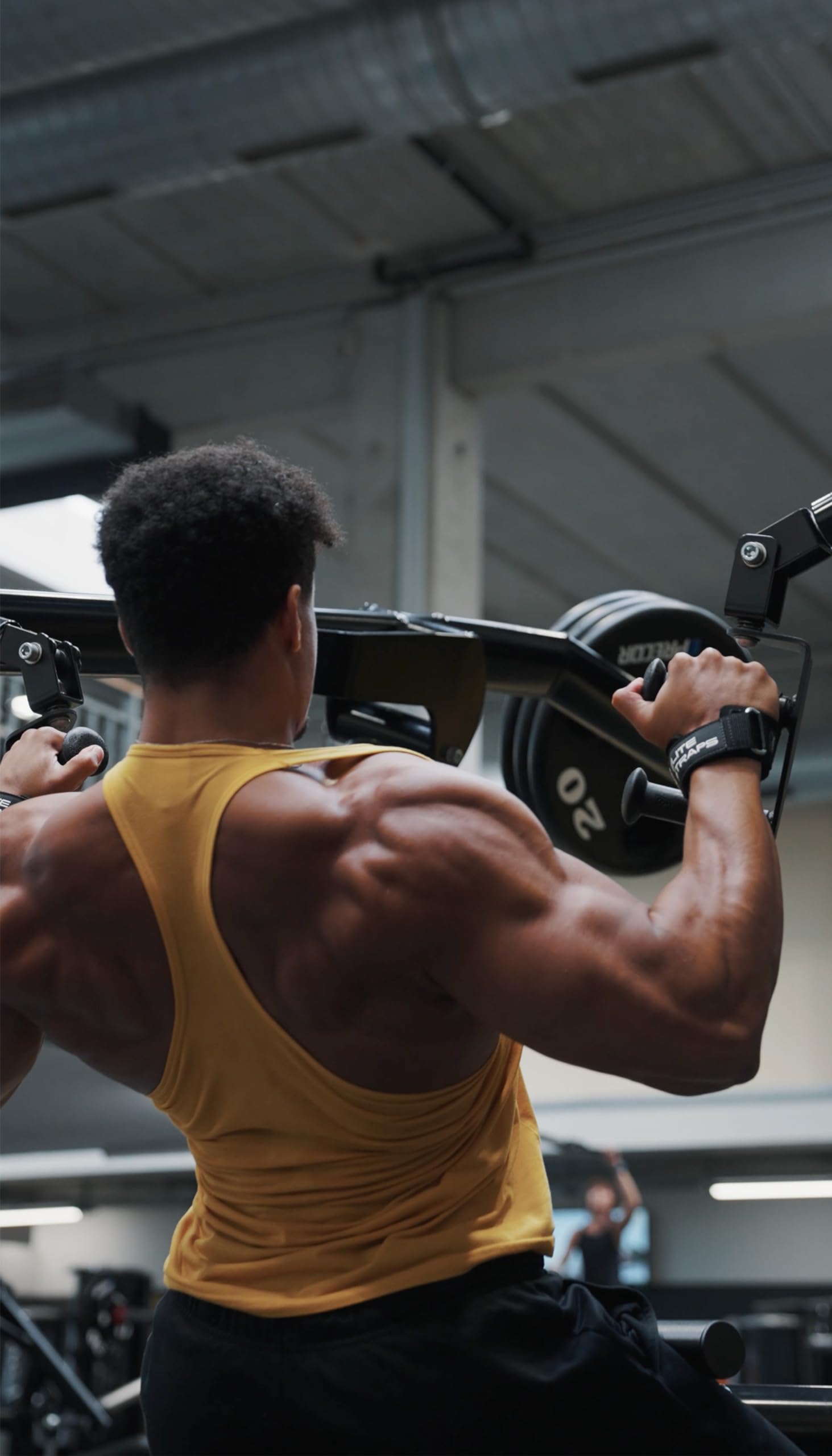 Fitgriff® Elite Straps 2.0 - Straps Palestra con Gomma Grip - Ganci Sollevamento Pesi per Stacchi, Gym, Lifting immagine 5