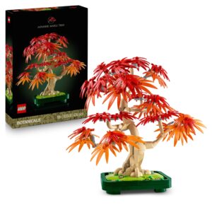 LEGO Botanicals Bonsai di Acero Rosso Giapponese - Set di Piante Artificiali con Foglie Rosse e Arancio Finte e Vaso Costruibile - Regalo per Adulti Amanti del Fai da Te - 10348 immagine 2