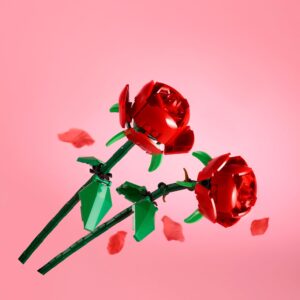 LEGO Botanicals Rose - Set da Costruire di Fiori Finti - Decorazione Floreale da Casa o da Scrivania - Gioco della Natura per Bambine, Bambini e Adolescenti da 8 Anni - Regalo di Compleanno - 40460 immagine 5