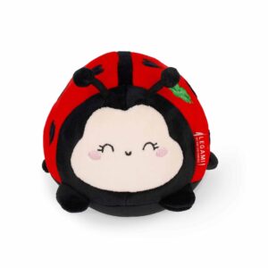 Legami - Peluche Plush Super Soft!, Tema Ladybug, Formato Mini, con Carta d'Identità personalizzabile, Sta in Piedi da Solo, 14x15x12 cm immagine 2