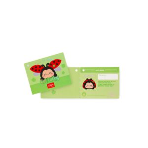 Legami - Peluche Plush Super Soft!, Tema Ladybug, Formato Mini, con Carta d'Identità personalizzabile, Sta in Piedi da Solo, 14x15x12 cm immagine 4
